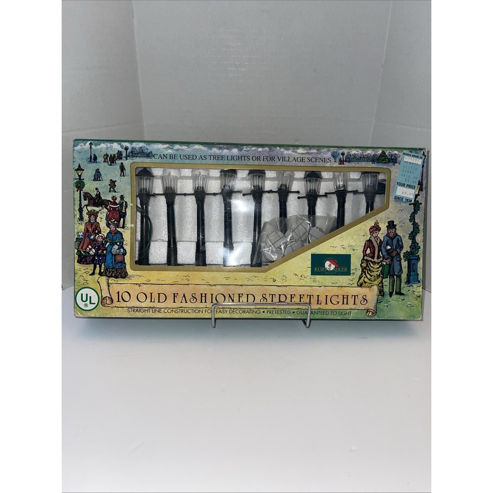 KURT'S ANDLER CHRISTMAS VILLAGE 10 OLD FASHION STREETLAMPS Holiday Dickens